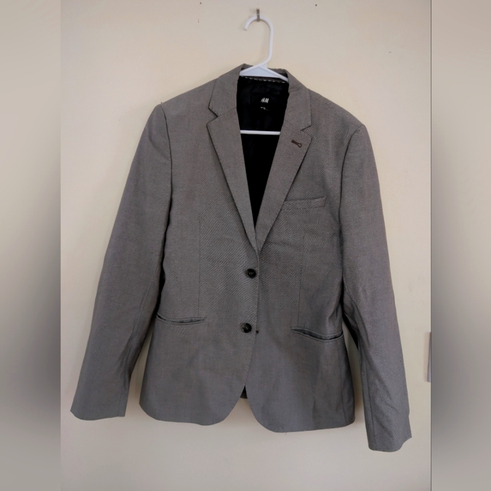 H&M Gray Men's Blazer 36R
